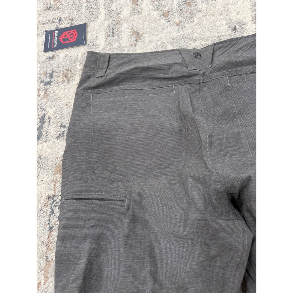 Born Primitive Traverse Pant Falcon Grey Mens 32x30 Technical Hiking Stretch New - Picture 10 of 11